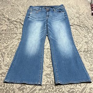 Size 16S,  American Eagle, Boyfriend, Wide-leg Jeans